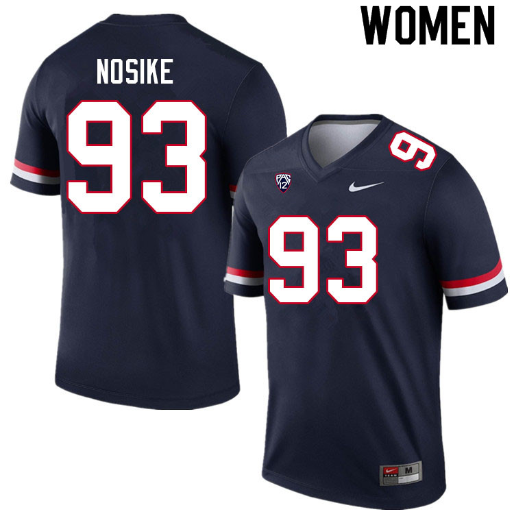 Women #93 Ugochukwu Nosike Arizona Wildcats College Football Jerseys Sale-Navy